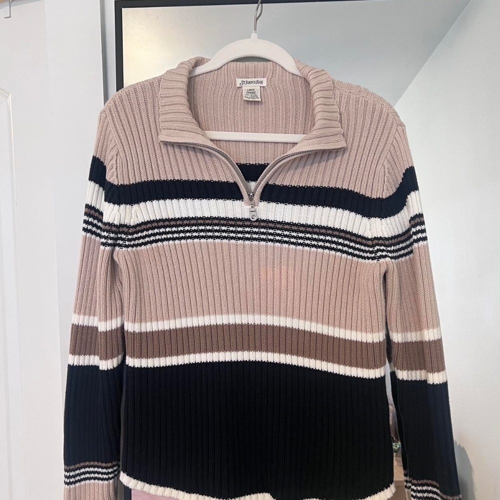 St. John's Bay Quarter Zip Sweater
